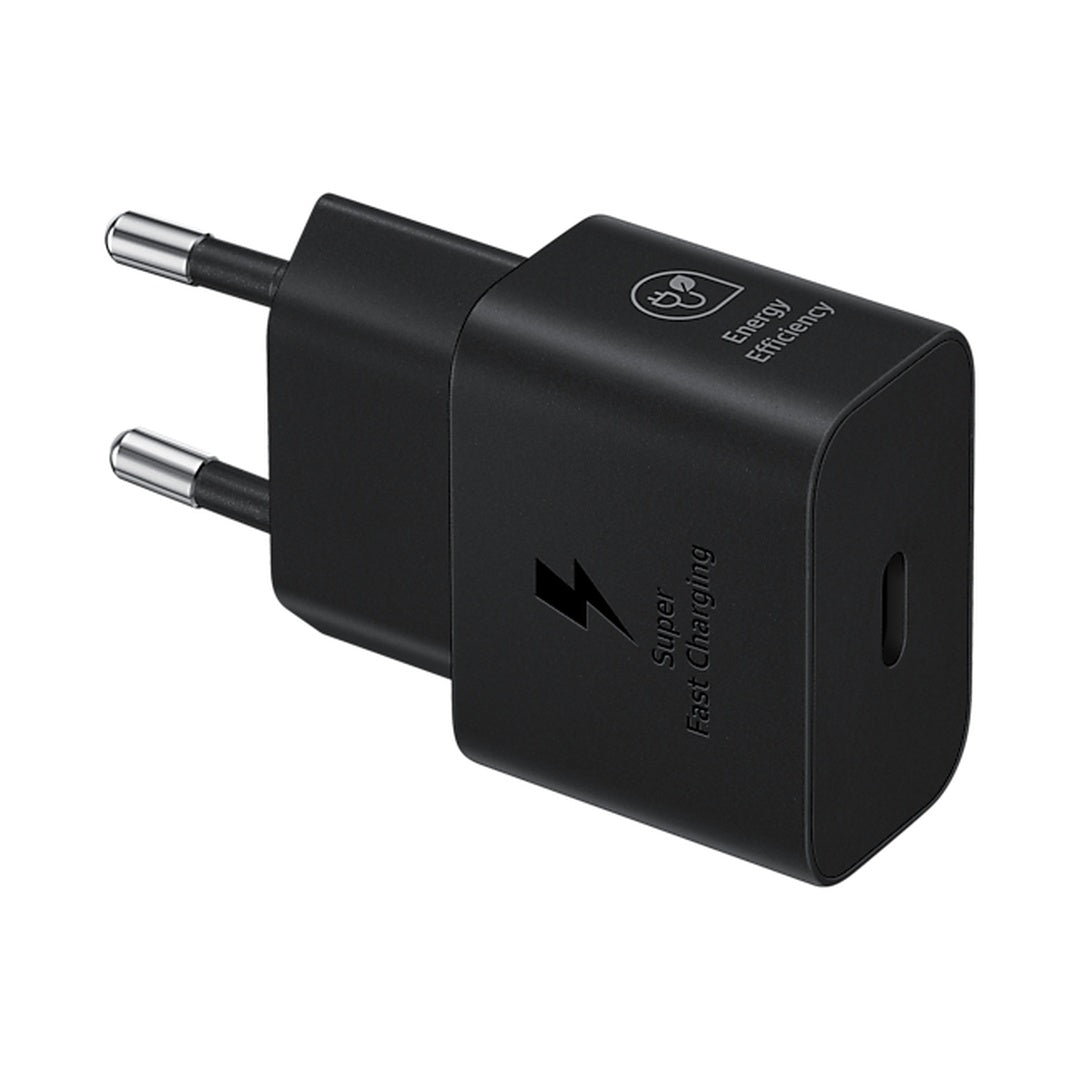 CARICABATTERIA DA RETE SAMSUNG SUPER FAST CHARGING 25W USB-C EP-T2510NBEGEU BLACK