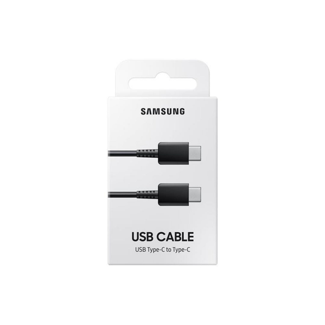 CAVO DATI/CARICA PER SMARTPHONE TYPE-C / TYPE-C SAMSUNG 3A 1M EP-DA705BBEGWW BLACK